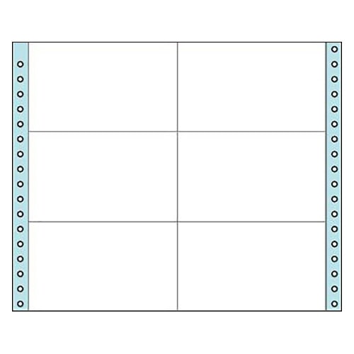 コクヨ 連続伝票用紙(タックフォーム) 横11×縦9インチ(279.4×228.6mm) 6片 ECL-429 1箱(500シート)