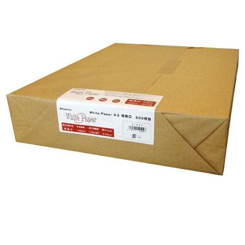 長門屋商店 ホワイトペーパー A3 特厚口 110kg ナ-524 1冊(500枚)