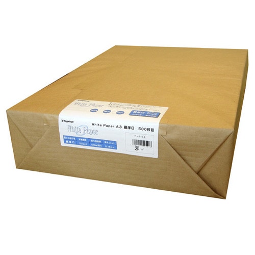 長門屋商店 ホワイトペーパー A3 最厚口 135kg ナ-544 1冊(500枚)