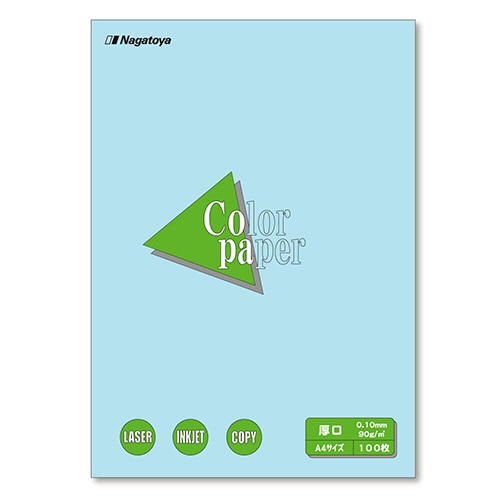 長門屋商店 Color Paper A4 厚口 空 ナ-3312 1冊(100枚)