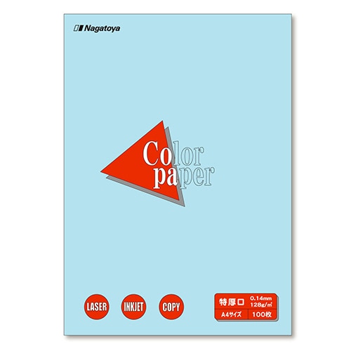 長門屋商店 Color Paper A4 特厚口 空 ナ-3412V 1冊(100枚)
