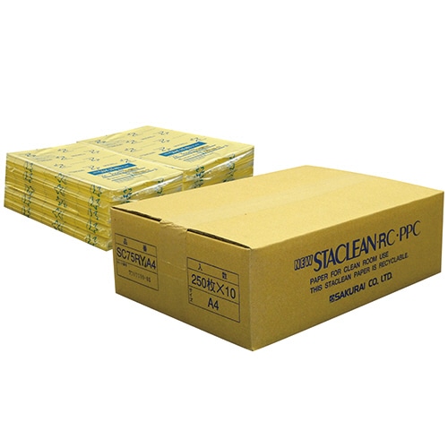 桜井 ニュースタクリンRC.PPC A4 イエロー 72g/m2 SC75RYA4 1箱(2500枚:250枚×10冊)