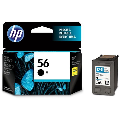 HP HP56 プリントカートリッジ 黒 C6656AA#003 1個