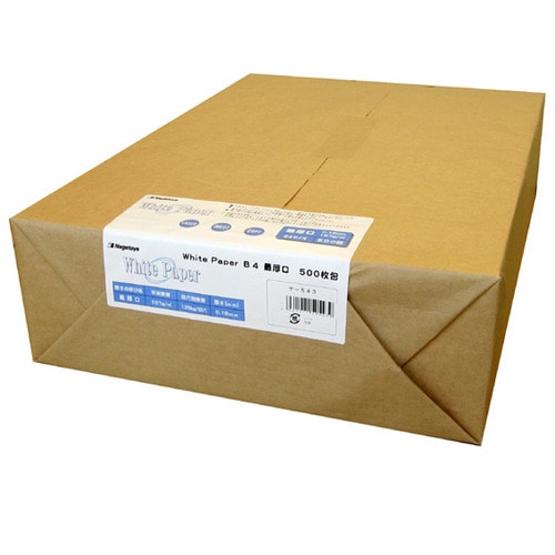長門屋商店 ホワイトペーパー B4 最厚口 135kg ナ-543 1冊(500枚)