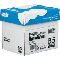 TANOSEE PPC用紙 SNOW WHITE B5 1箱(2500枚:500枚×5冊)