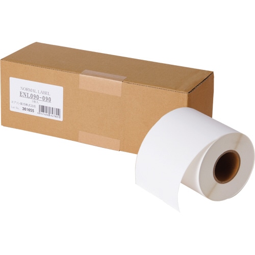 エプソン ラベルロール紙 90mm幅 約37m 連続ラベル ENL090-090 1セット(3巻)