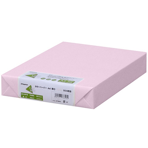 長門屋商店 Color Paper A4 厚口 さくら ナ-3369 1冊(500枚)