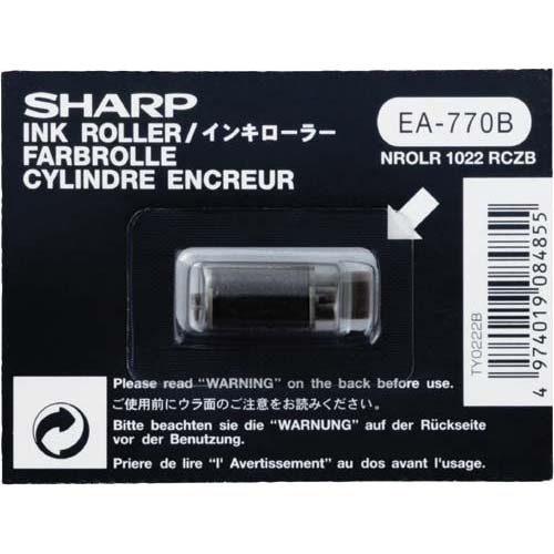 シャープ 電子レジスタ用インキローラ 黒 TY0222B 1個