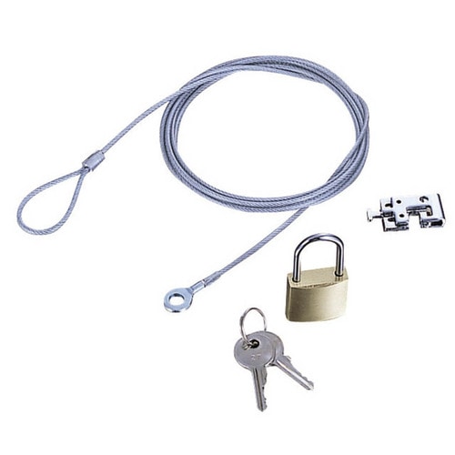 エレコム ノートパソコン&マウスセキュリティワイヤーロック(南京錠) ESL-3R 1パック