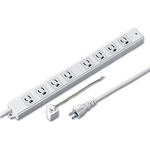 サンワサプライ 抜け止めタップ マグネット付 3P・8個口 2.0m TAP-MG3811N 1個