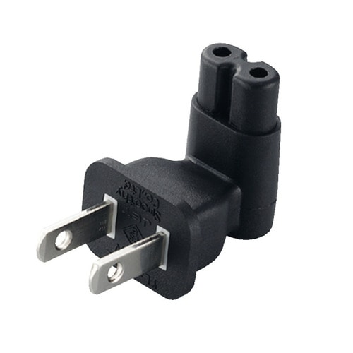 エレコム ACアダプタ用直結プラグ 2P L型 T-PCAD22V 1個