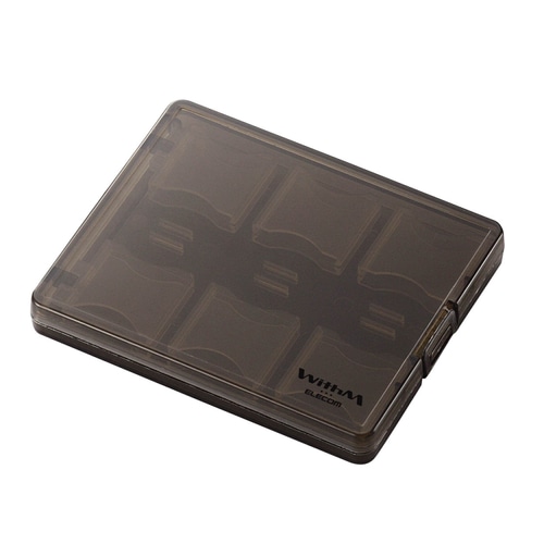 エレコム SD メモリカードケース 大容量タイプ クリアブラック CMC-06SD 1個