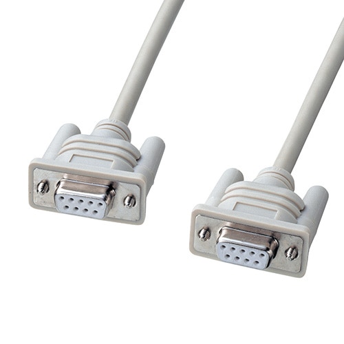 サンワサプライ エコRS-232Cケーブル クロス D-Sub9pinメス 2.0m KR-ECLK2 1本