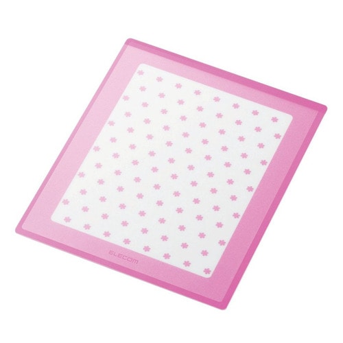 エレコム はさめるマウスパッド ピンク MP-117B 1枚