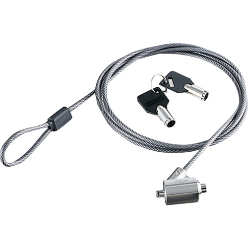 エレコム シリンダ式セキュリティーワイヤー 統一キー 鍵タイプA TESL7CS1 1パック