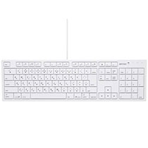 バッファロー USB接続 有線キーボード Macモデル ホワイト BSKBM01WH 1台