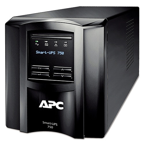 APC(シュナイダーエレクトリック) UPS 無停電電源装置 Smart-UPS 750 LCD 100V タワー型 750VA/500W SMT750J 1台