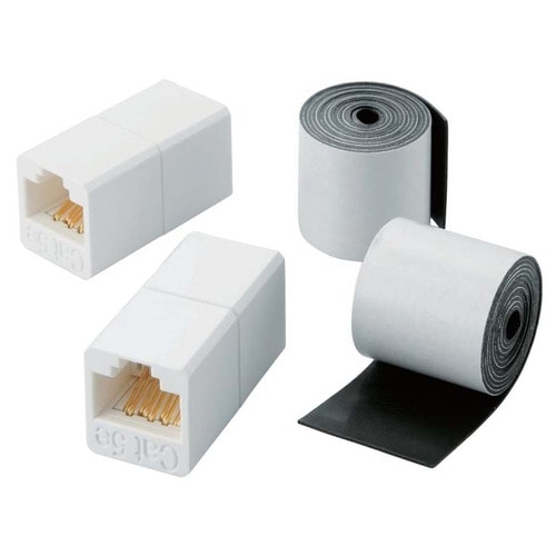 エレコム 屋外用コンパクトRJ45中継コネクタ(Cat5E) カテゴリー5E用 LD-VAPFR/RJ45WP 1セット(2個)