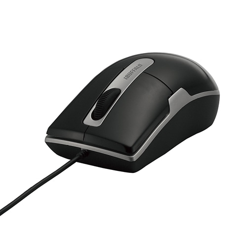 バッファロー USB接続BlueLEDマウス 法人様向け ブラック BZMU1BK 1個