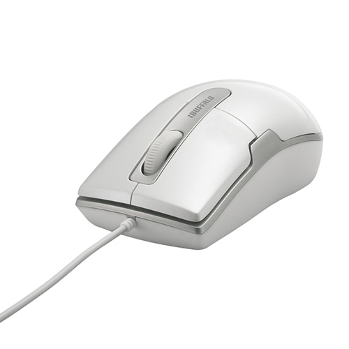 バッファロー USB接続BlueLEDマウス 法人様向け ホワイト BZMU1WH 1個