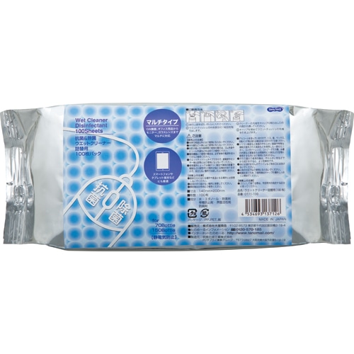 TANOSEE OAクリーナー ウェットティッシュ 詰替用 1個(100枚)