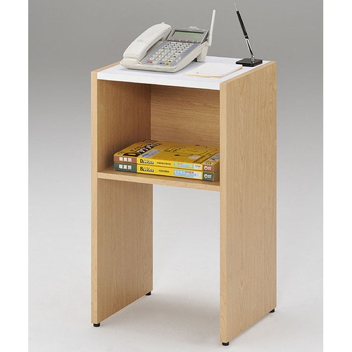 ピージーグロリア ナチュラル電話台 幅400×奥行350×高さ700mm YS-95 1台