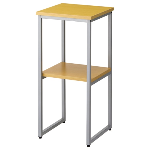 アール・エフ・ヤマカワ コンパクト電話機台 幅350×奥行350×高さ730mm ナチュラル RFTC-3573N 1台