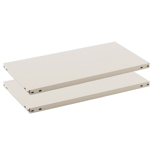 ライオン事務器 軽量物品棚 上下棚板セット 幅1200×奥行600mm LE-J1260 1セット(2枚:上下各1枚)