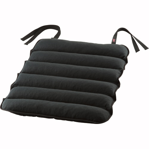 日本エンゼル　通気ビーズクッションＩＩ　車いす用　座面用　ブラック　１６５１　１個