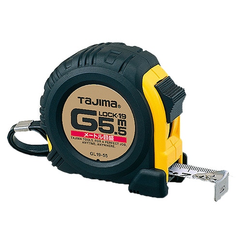 タジマ Gロックシリーズコンベックス 幅19mm×長さ5.5m GL19-55BL 1個