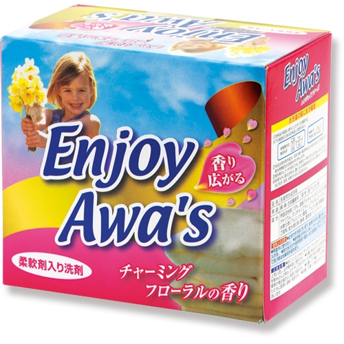 ロケット石鹸 エンジョイアワーズ 柔軟剤入り粉末洗剤 900g 303257 1箱