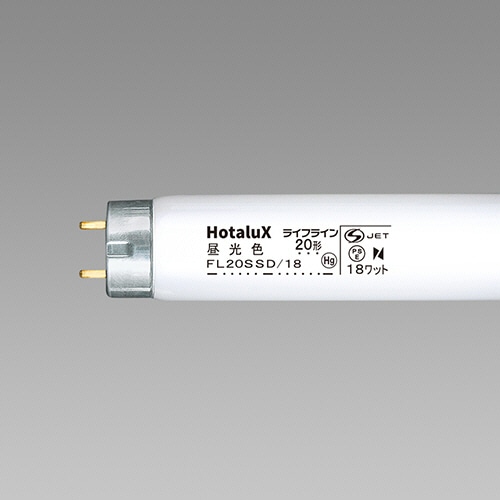 ホタルクス(NEC) 蛍光ランプ ライフライン 直管グロースタータ形 20W形 昼光色 FL20SSD18/4K-L 1パック(4本)