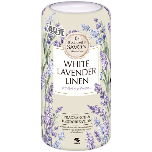 小林製薬 消臭元 SAVON ホワイトラベンダーリネンの香り 本体 400mL 1個