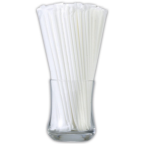 日本デキシー 袋入りストレートストロー(紙包装) 1パック(150本)