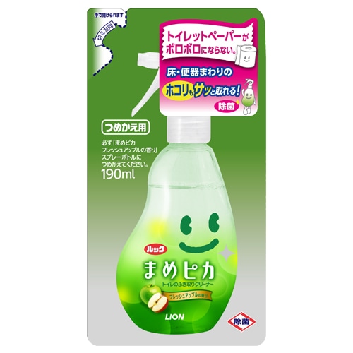 ライオン ルックプラス まめピカ トイレのふき取りクリーナー つめかえ用 190mL 1個