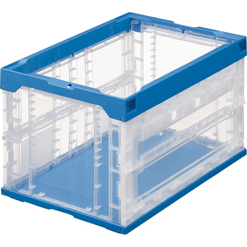 三甲 折りたたみコンテナ扉付 50L フタなし 556470 1台