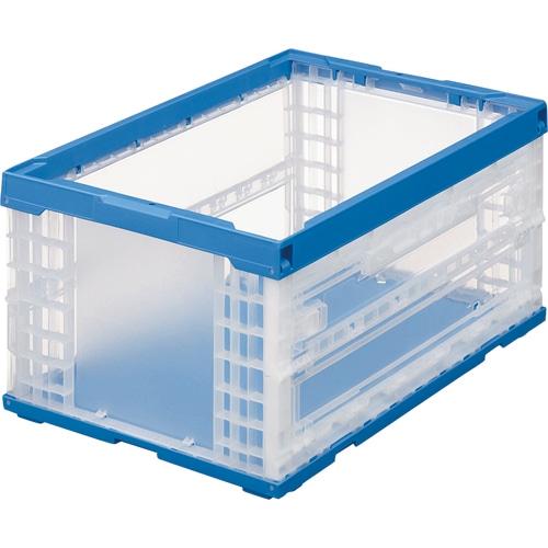 三甲 折りたたみコンテナ扉付 75L フタなし 551930 1台