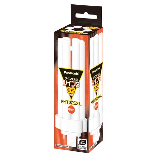 パナソニック ツイン蛍光灯 ツイン3 32W形 電球色 FHT32EX-L 1個