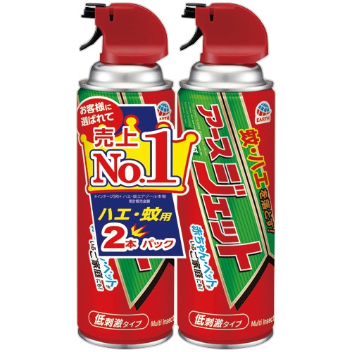アース製薬　アースジェット　４５０ｍＬ／本　１パック（２本）