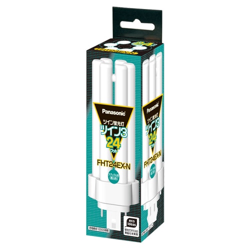 パナソニック ツイン蛍光灯 ツイン3 24W形 昼白色 FHT24EX-N 1個