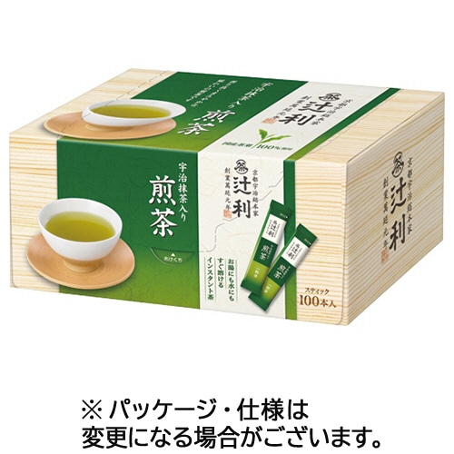 片岡物産 辻利 インスタント宇治抹茶入り煎茶 1箱(100本)