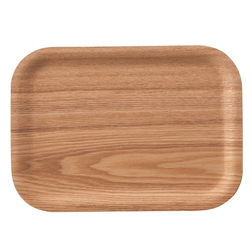 アサヒ興洋 ノンスリップウッドトレー ナチュラル S(280×200mm) 1枚