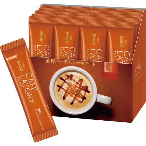 味の素AGF ブレンディ カフェラトリー スティック 濃厚キャラメルマキアート 1箱(20本)