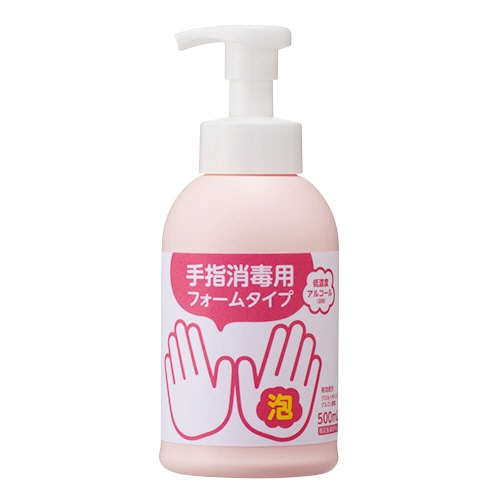 TANOSEE 手指消毒用 フォームタイプ 本体 500ml 1本
