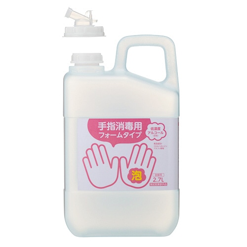 TANOSEE 手指消毒用 フォームタイプ 詰替用 2.7L 1本