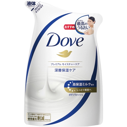 ユニリーバ ダヴ ボディウォッシュ プレミアム モイスチャーケア 詰替用 360g 1個