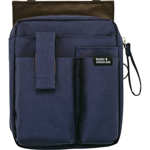 クツワ 文具エプロンバッグ ホルダー ネイビー BE007NB 1個