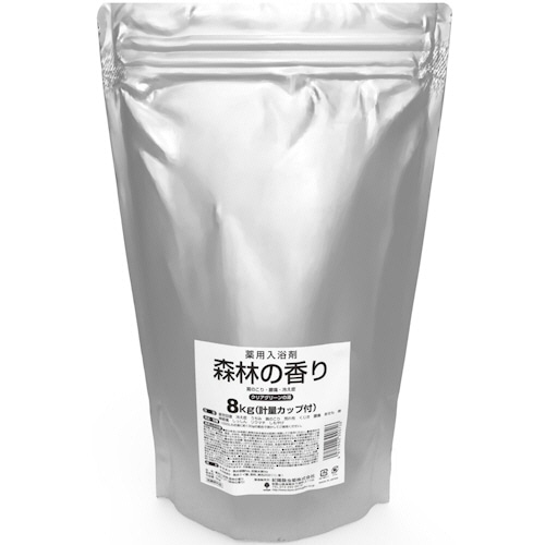 紀陽除虫菊 業務用入浴剤 森林の香り 8kg(計量カップ付き) 1パック