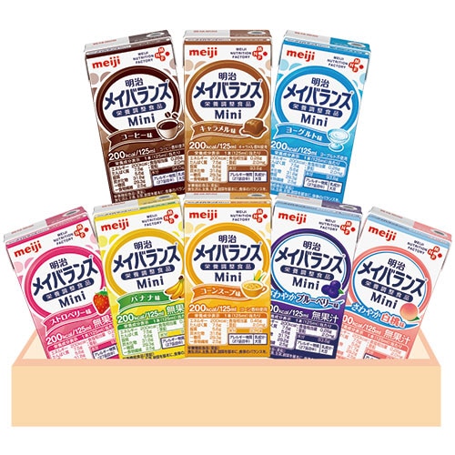 明治 メイバランスMini アソートBOX (8種類×3本) 各125ml 紙パック 1ケース(24本)