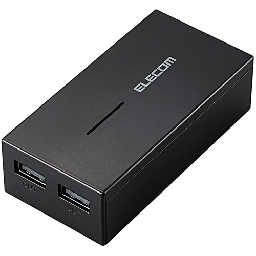 エレコム スマートフォン・タブレット用モバイルバッテリー 6000mAh ブラック DE-M01L-6030BK 1個